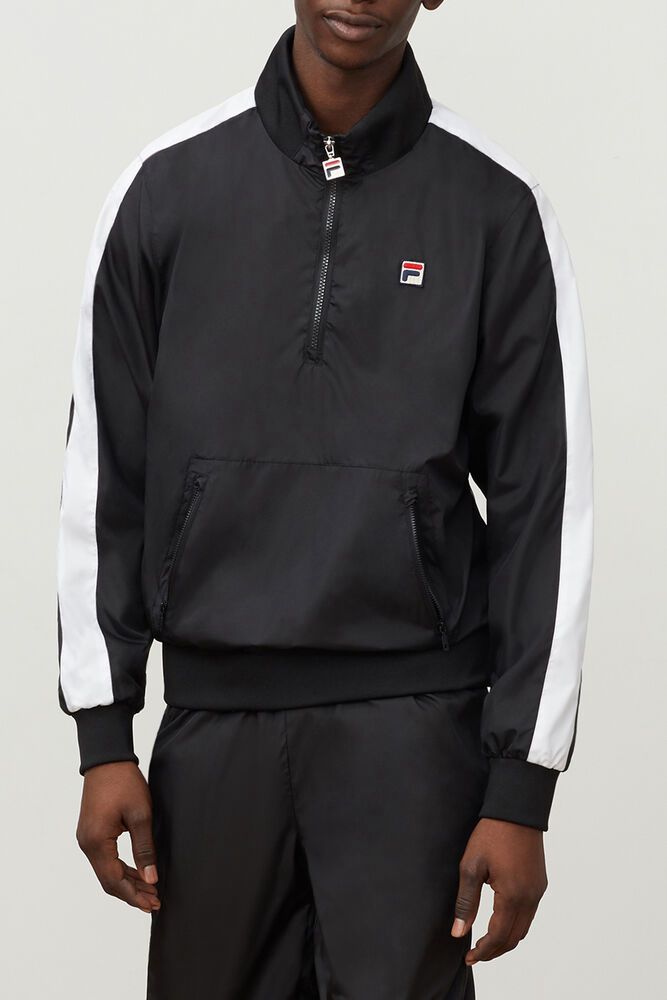 Fila Bunda Panske Hopper Windbreaker Čierne - FMRDA0475